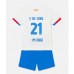 Tanie Strój piłkarski Barcelona Frenkie de Jong #21 Koszulka Wyjazdowej dla dziecięce 2023-24 Krótkie Rękawy (+ szorty)